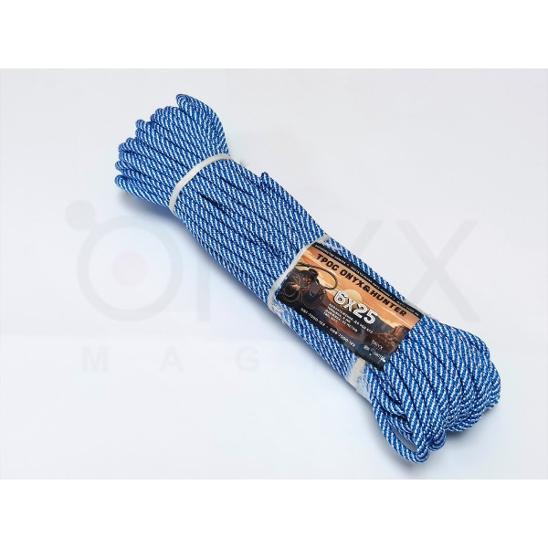 Трос Onyx&Hunter 6x25. 6мм 25м зусилля на розрив 500 кг,мотузка,канат,шнур