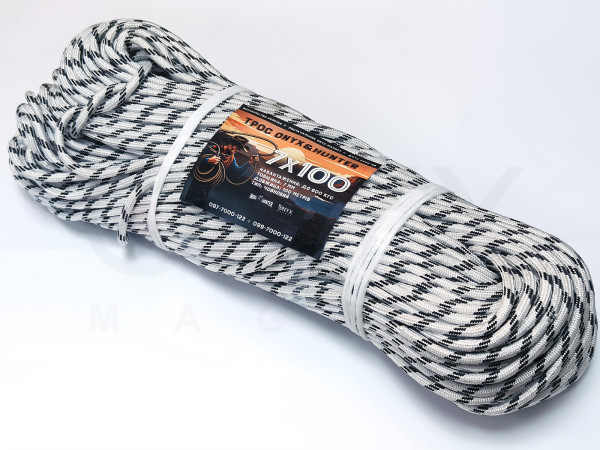 Трос човновий Onyx&Hunter 7x100 7мм 100м Зусилля на розрив 600кг, мотузка, канат, шнур