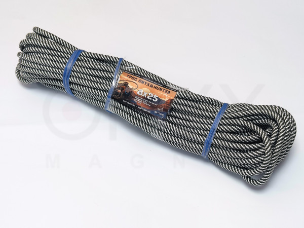 Трос ФАЛ Onyx&Hunter 8x25. 8мм 25м зусилля на розрив 700 кг,мотузка,канат,шнур