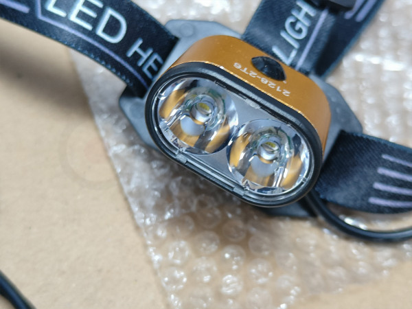 Яскравий ліхтарик Led Power K-28 T6x2 зі світлодіодом CREE T6 Золотий