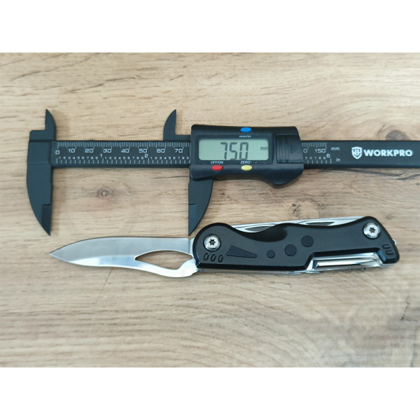 Туристичний ніж-мультитул Traveler MS-001 Black  з чохлом