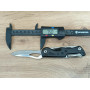 Туристичний ніж-мультитул Traveler MS-001 Black  з чохлом