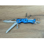 Туристичний ніж-мультитул Traveler MS-001 Blue  з чохлом