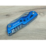 Туристичний ніж-мультитул Traveler MS-001 Blue  з чохлом