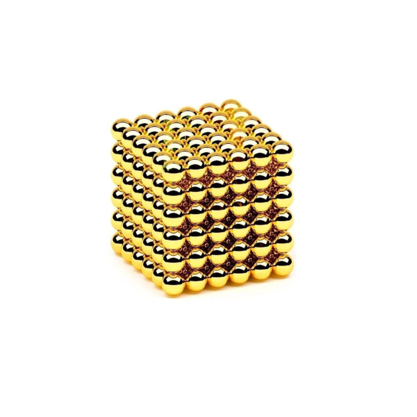 Антистресс іграшка магніт NeoCube — конструктор 216 шт Золотий