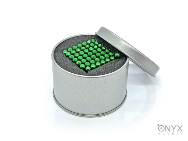 Антистресс іграшка магніт NeoCube — конструктор 216 шт Зелений
