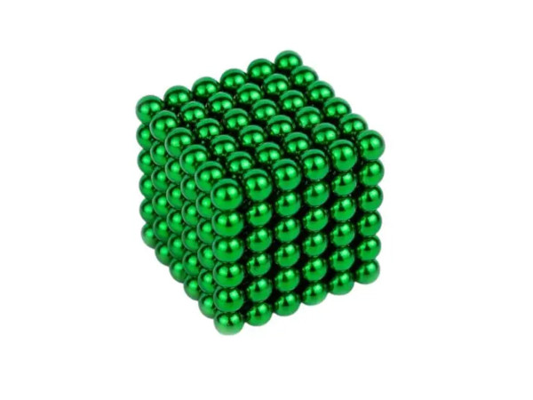 Антистресс іграшка магніт NeoCube — конструктор 216 шт Зелений