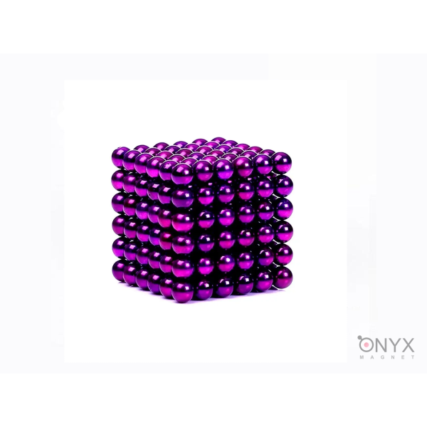 Антистресс іграшка магніт NeoCube — конструктор 216 шт фіолетовий