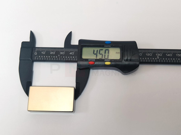 Неодимовий магніт прямокутник 45х25х10мм