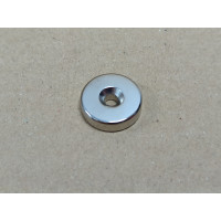 Неодимовый магнит диск 20x5мм под потай 4.5/7.5мм (зенковка)