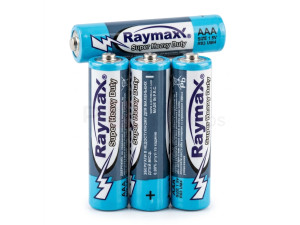 Сольові батарейки AAA (мініпальчикові) Raymax R03