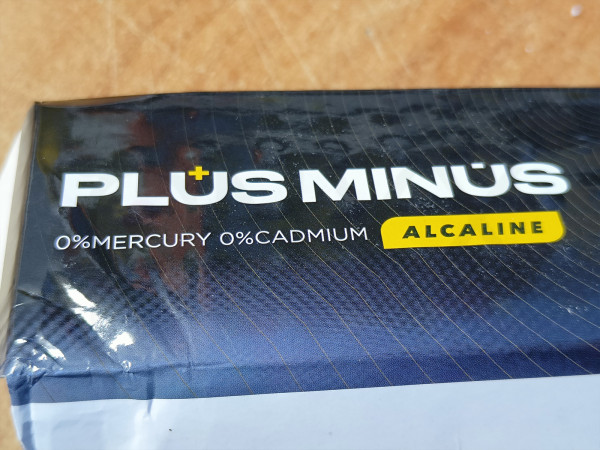 Батарейка  ALKALINE мініпальчикова, AAA, 1,5v, лужна, "Plus minus", ALKALINE POWER (ціна за шт)