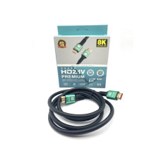 Кабель Premium HDMI-HDMI 2.1 V 3D 48 Gbps 8K 1.5м