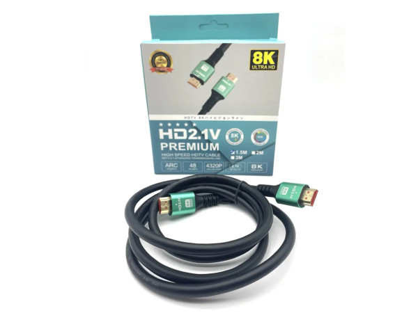 Кабель HDMI-HDMI 2.1 V 3D 48 Gbps 8K
