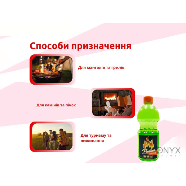 Розпалювач для багаття гелевий TM Premium 0.25 л