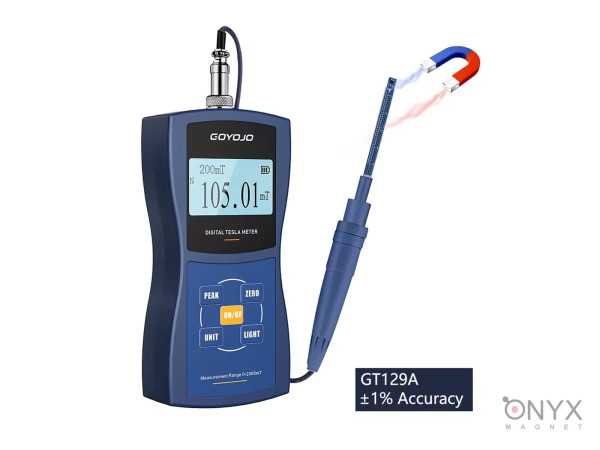 Тесламетр Goyogo GT-1 129 A Magnet Tesla Gauss +-1% Високоточний тестер магнітного поля