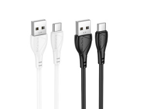 Кабель USB Borofone BX121 Type-C 3A чорний